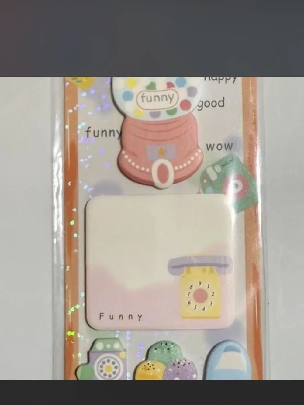 $2 CANDY STICKY NOTES $2 WITH ANY $10 ORDER OR MORE